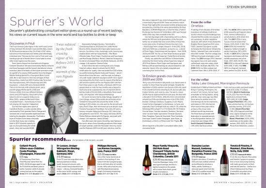 2011 Tribute Series in DECANTER Magazine!