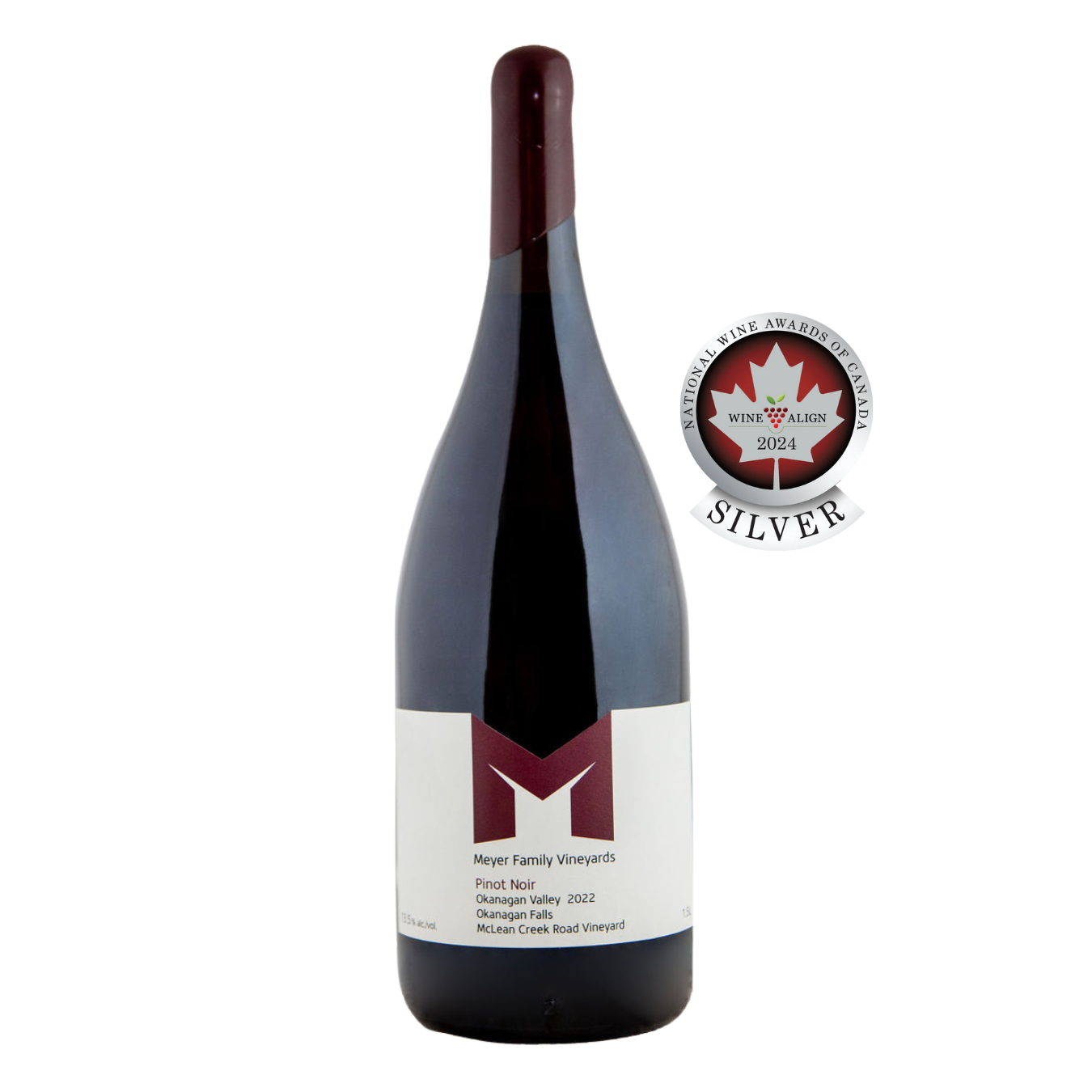1.5L bottle of 2022 McLean Creek Rd Pinot Noir