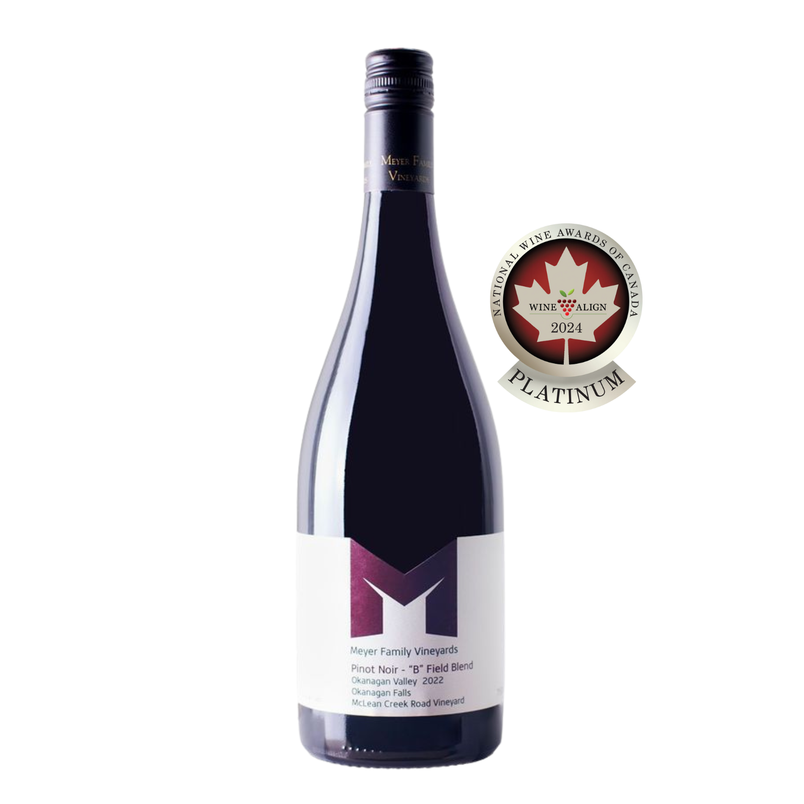 "B" Field Blend Pinot Noir 2022 | Meyer Family Vineyards