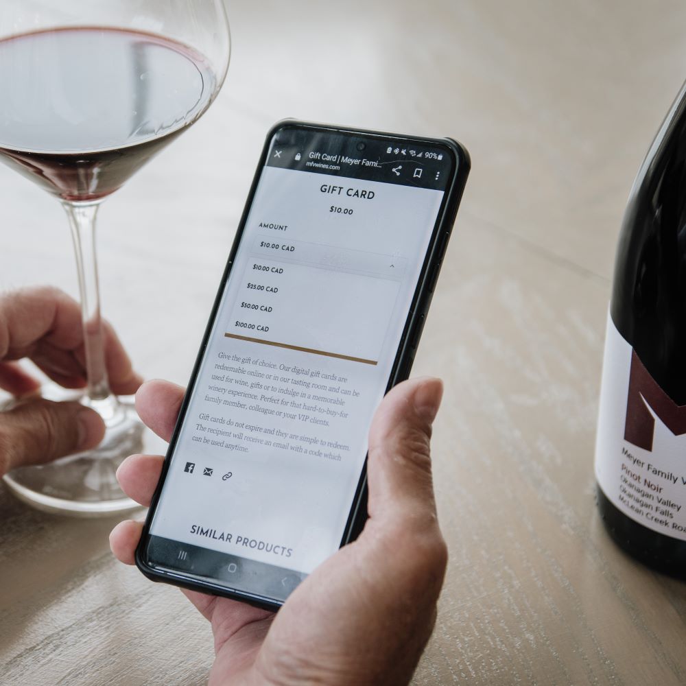 Digital gift card